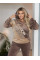 Жіночий велюровий костюм "FASHION" з довгим рукавом